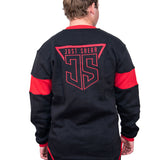 JS | Snake Valley Red & Black - Embroidered Logo | Long Tail Sweater