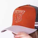 JS | Rust | Embroidered Trucker Cap