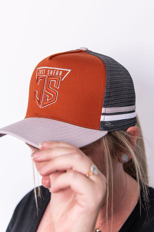 JS | Rust | Embroidered Trucker Cap