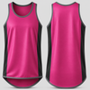 Hot Pink & Black | Just Shear Sports Performance Singlet