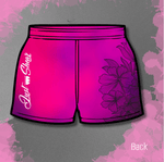 Magenta Blossom | Footy Style Shorts