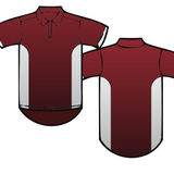 Maroon & Grey | Performance Polo Shirt