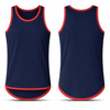 Navy - Red Trim | Shearing Singlet