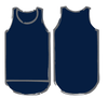 Navy - Smoke Grey Trim | Shearing Singlet