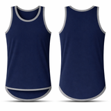 Navy - Smoke Grey Trim | Shearing Singlet