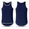 Navy - Smoke Grey Trim | Shearing Singlet
