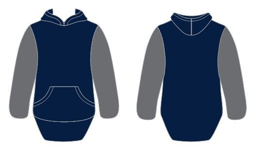 Shearing Hoodies Half Sleeve Long Tail Hoodies Jumpers