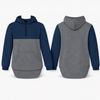 Navy & Charcoal Grey Hoody