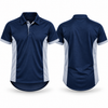 Navy & Grey | Performance Polo Shirt