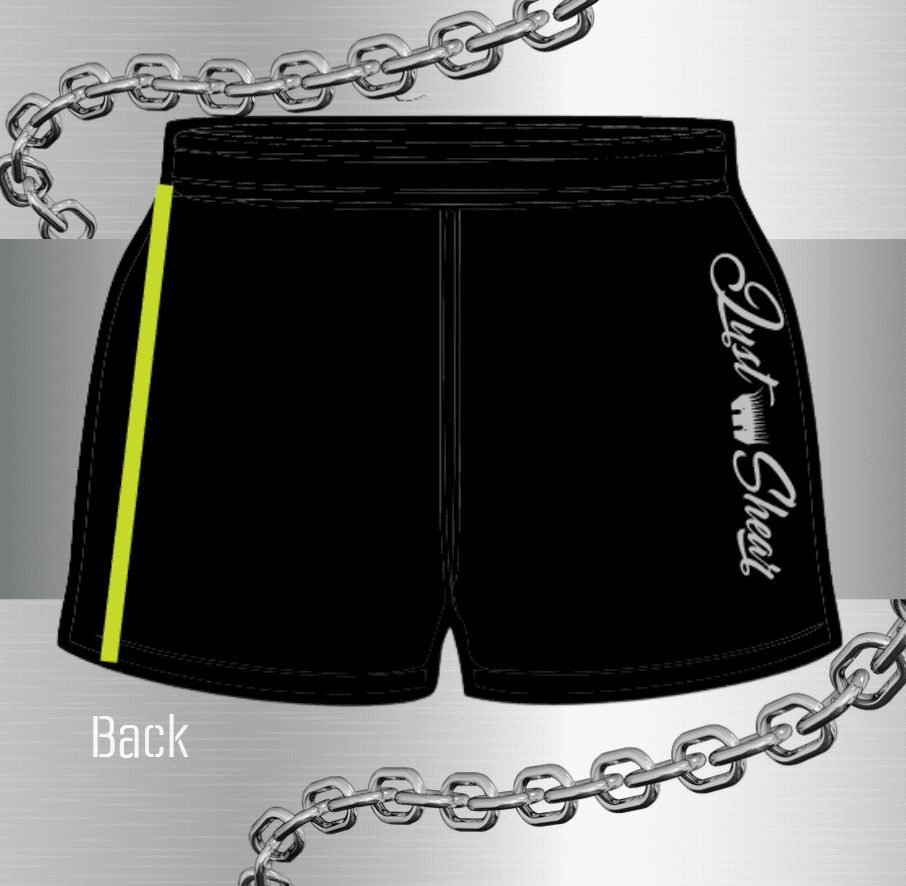 Neon Yellow, Chrome & Black Footy Style Shorts | Buy Footy Training ...