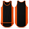 Orange & Black - Orange Trim | Shearing Singlet