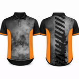 Orange Splice | Performance Polo Shirt