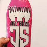 Pink JS Logo - Just Shear Longneck Holder