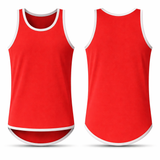 Red | White Trim - Shearing Singlet
