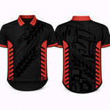 Red Machines Grey & Red | Performance Polo Shirt