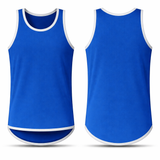 Royal Blue - White Trim | Shearing Singlet