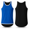 Royal Blue & Black Shearing Singlet