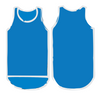 Royal Blue - White Trim | Shearing Singlet