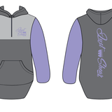 JS | Silver Lilac - Lilac & Grey | Collared Long Tail Jumper