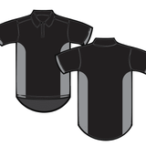 Black & Grey | Performance Polo Shirt