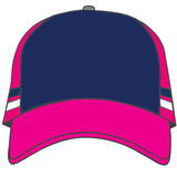 Tandou | Cotton Trucker Cap | Hot Pink & Navy