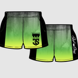 Neon Green & Grey Concrete JS | Footy Style Shorts