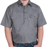 JC | Men's - Adam - 1/2 Button Short Sleeve