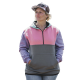 Pastels | Half Zip Long Tail Hoody