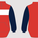 Navy, Red & White Stripe| Collared Long Tail Jumper