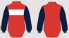 Navy, Red & White Stripe| Collared Long Tail Jumper