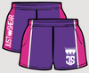 Purple & Hot Pink JS | Footy Style Shorts