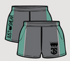 Teal & Grey JS | Footy Style Shorts