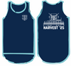 Harvest '25 | Navy - Teal Trim | Shearing Singlet