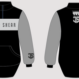 JS | Black & Grey "Mudgee" | Half Zip Long Tail Collared Jumper