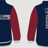 JT | Navy, Maroon & Smoke | Half Zip Collared Jumper | Just Tradies