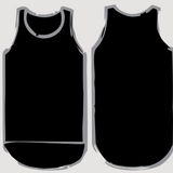 Black with Smoke Trim | Shearing Singlet
