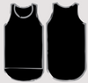 Black with Smoke Trim | Shearing Singlet