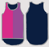 Pink, Navy & Purple with Smoke Trim | Shearing Singlet