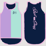 JS - Pastel & Navy Shearing Singlet