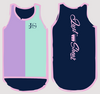 JS - Pastel & Navy Shearing Singlet
