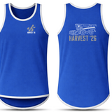 Harvest 26 - Royal Blue - White Trim | Shearing Singlet