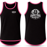 Chasin Tusks | Black - Hot Pink Trim | Shearing Singlet