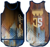 Rust & Sandy Taupe | Just Shear Sports Performance Singlet