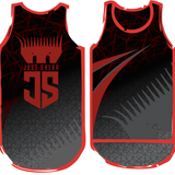 Red & Black | Just Shear Sports Performance Singlet