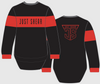 JS | Snake Valley Red & Black - Embroidered Logo | Long Tail Sweater