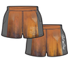 Rust & Grey | Footy Style Shorts