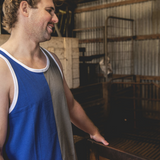 Royal Blue & Smoke Grey | Shearing Singlet