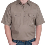 JC | Men's - Adam - 1/2 Button Short Sleeve