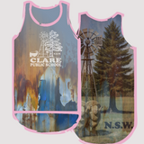 C.P.S Performance Singlet - Pink & Blue