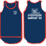 Harvest '25 | Navy - Red Trim | Shearing Singlet